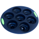 Tava de copt rotunda cu forme din silicon